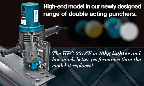 HPC-2213W:High-end model of our newly designed double acting puncher!